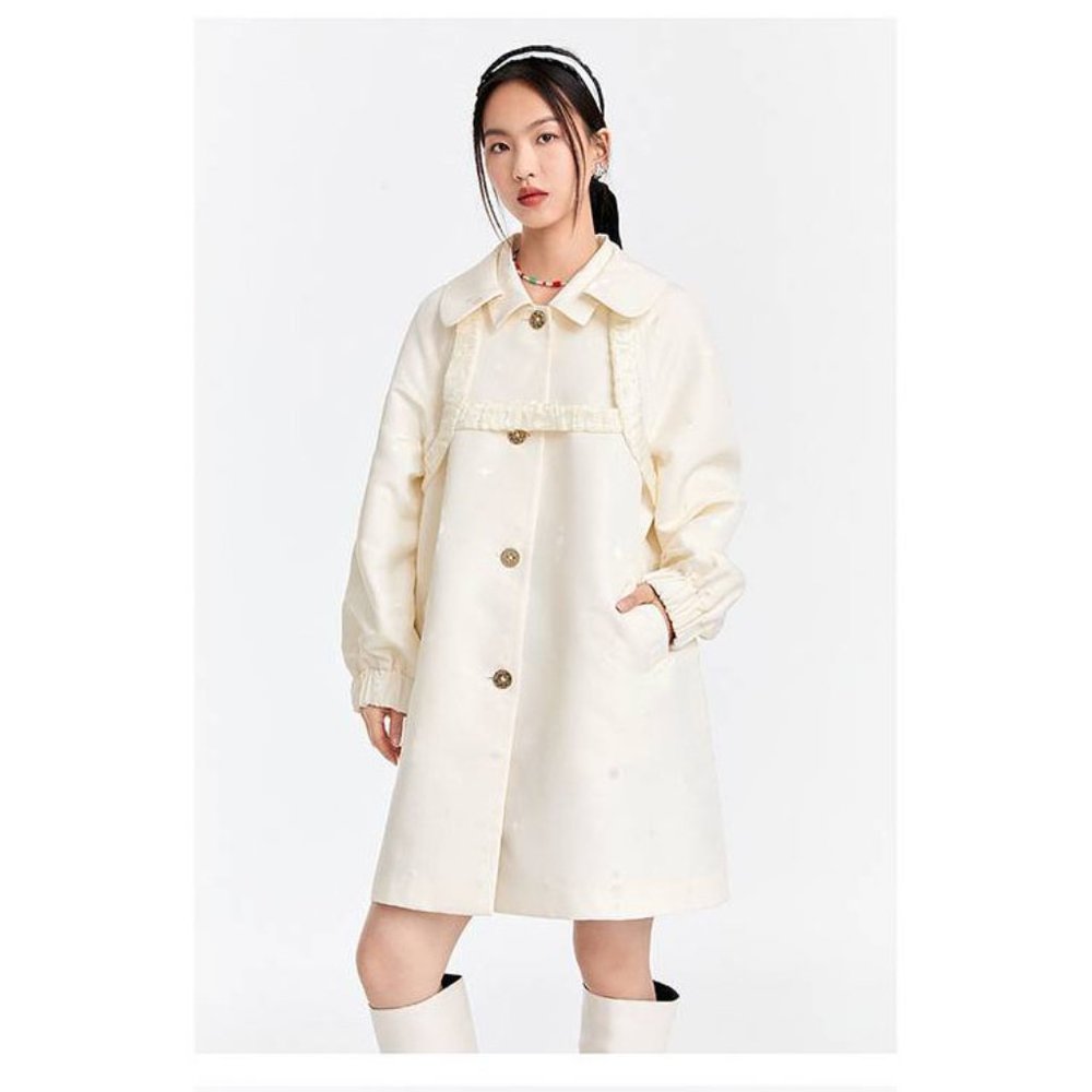 PEACEBIRD Two-Piece Trench Coat and Harness